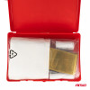EHBO-set in een plastic doos DIN 13164