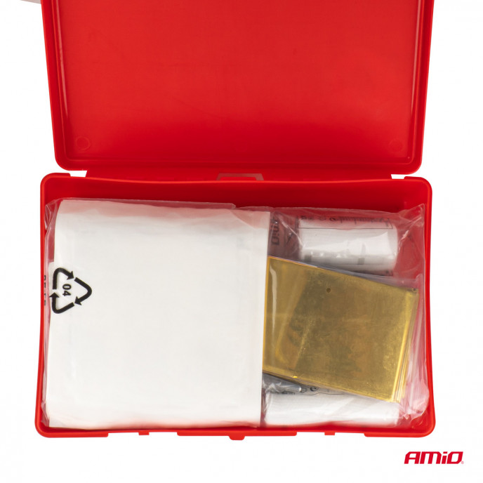 EHBO-set in een plastic doos DIN 13164