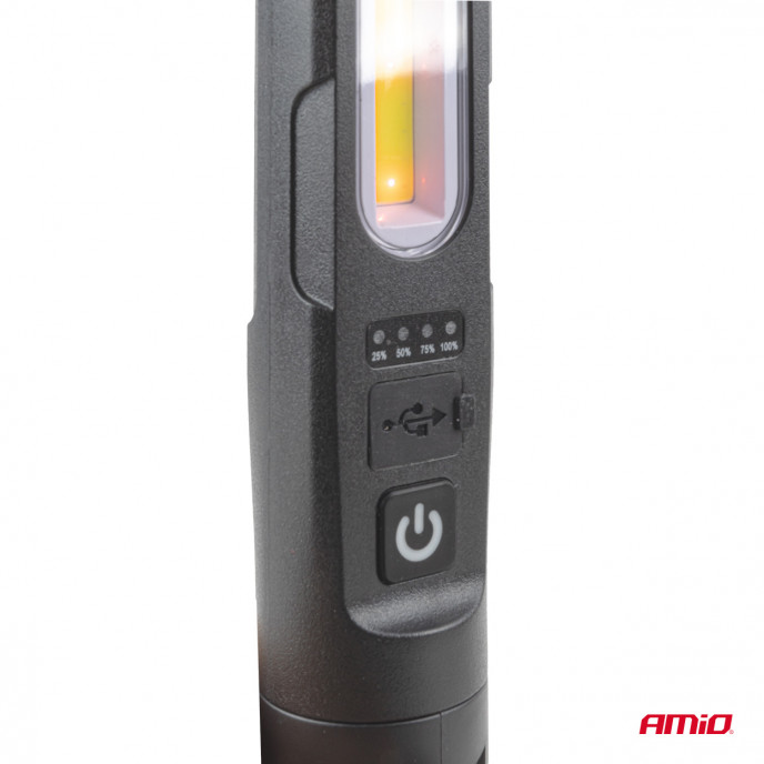 LED-inspectielamp met magneet en klem 4000 mAh