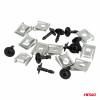 Schroef- en montageclipset 18 mm ⌀ 5 mm, 10 sets , in een zakje