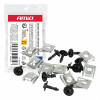 Schroef- en montageclipset 18 mm ⌀ 5 mm, 10 sets , in een zakje
