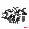 Set expansieclips 20 mm 19 mm 8 mm ⌀ 9 mm, 20 stuks, in een zakje