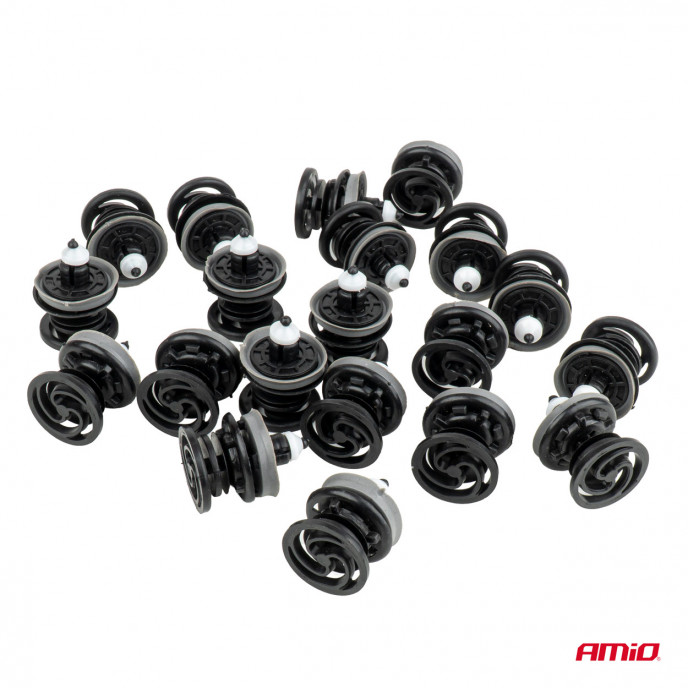 Deurlijst-, hemelbekleding- en zijpaneelclipset 30,5 mm, 20 stuks, in een zakje