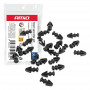 Set dorpelbekledingsclips 14/8 mm, 20 stuks, in een zakje