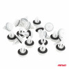 Deur- en bagageruimtebekledingsclipset met rubberen afdichting 20 mm, 20 stuks., in een zakje