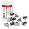 Set dorpelbekledingsclips met rubberen afdichting 11 mm, 10 stuks, in een zakje