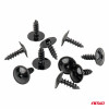 Universele schroef- en montageclipset voor carrosserie en chassis 16 mm ⌀ 5 mm, 10 set, in een zakje