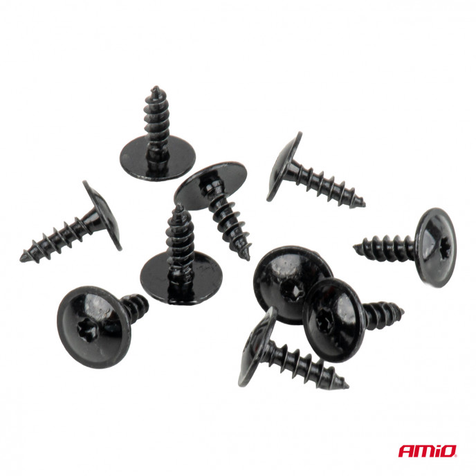 Universele schroef- en montageclipset voor carrosserie en chassis 16 mm ⌀ 5 mm, 10 set, in een zakje