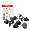Wielkastclipset 25 mm ⌀ 10,5 mm, 10 stuks, in een zakje