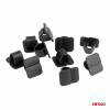 Set van 10 clips voor motorkapisolatie, 20 x 14 mm x 16 mm., in een zakje