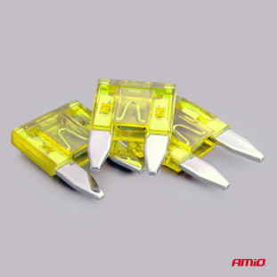 Steek zekering mini 20A, 3 stuks in blister