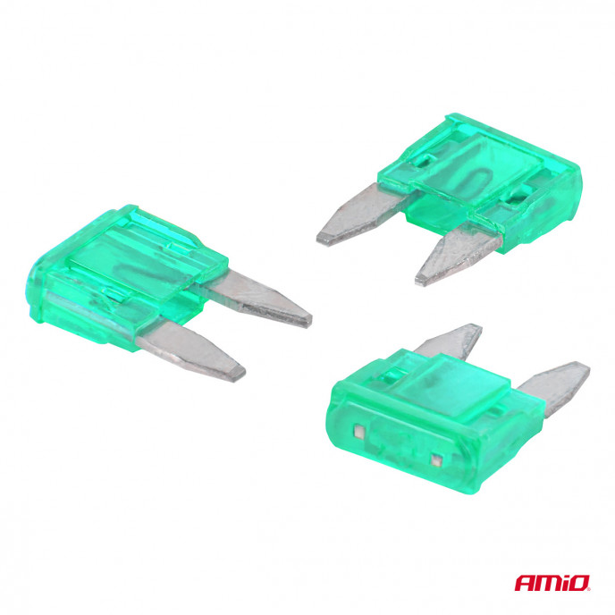 Steek zekering mini 30A, 3 stuks in blister