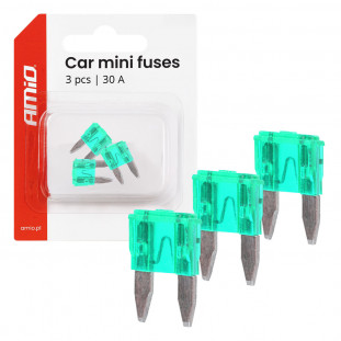 Steek zekering mini 30A, 3 stuks in blister