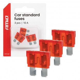 Steek zekering ATO 10A, 3 stuks in blister