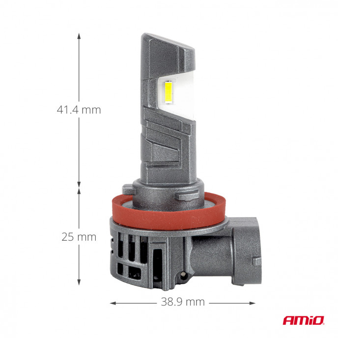 H11 LED lampen met openbare weg goedkeuring R37 (oa dimlicht en mistlampen)