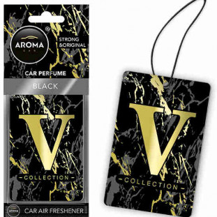 Auto luchtverfrisser AROMA CEL. V-COLLECTION Zwart