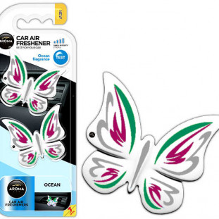 Auto luchtverfrisser AROMA FANCY SHAPES BUTTERFLY Oceaan