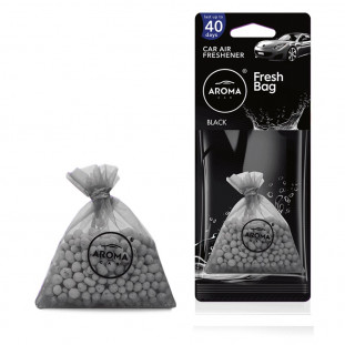 Auto luchtverfrisser AROMA FRESH BAG Zwart - NIEUW - keramiek