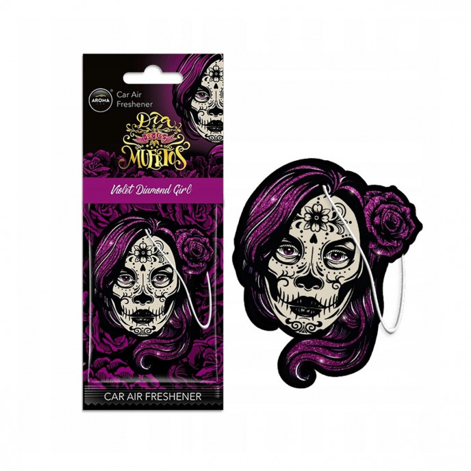 Auto luchtverfrisser AROMA CAR MUERTOS Violet Girl Spicy Delight