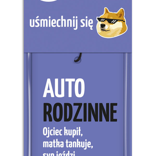 Auto luchtverfrisser AROMA CAR LETS SMILE Yoshi
