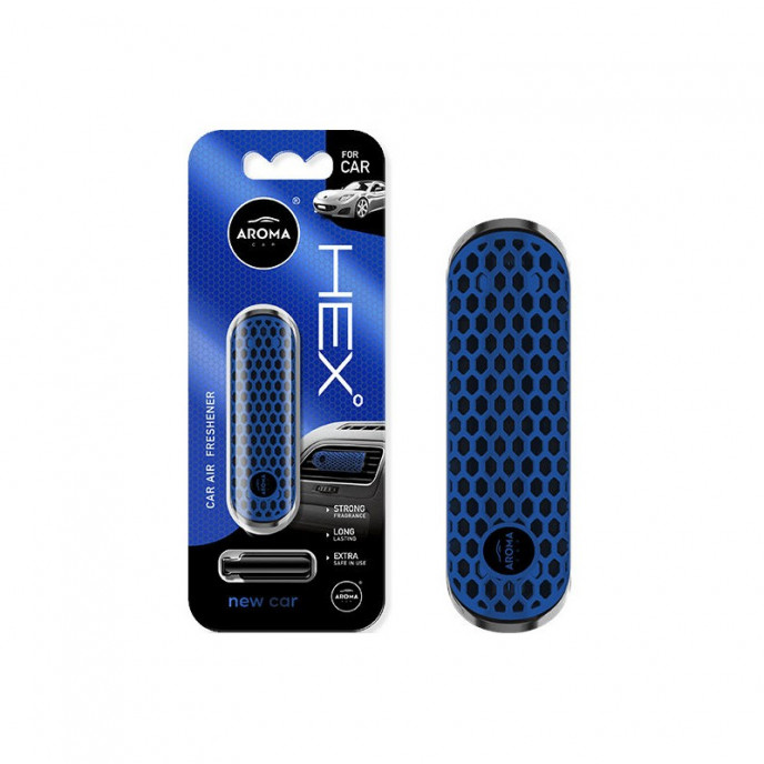 Auto luchtverfrisser AROMA FANCY SHAPES POLYMER HEX Nieuwe Auto