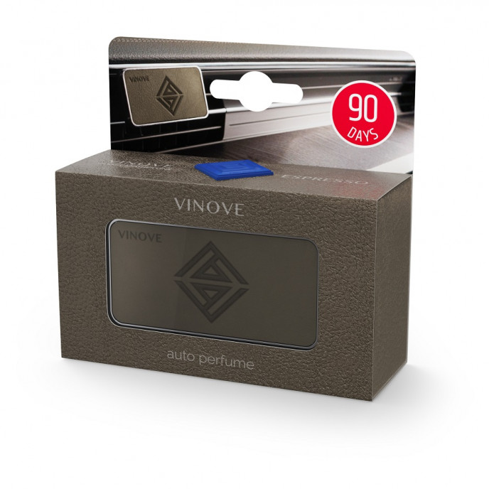 Auto luchtverfrisser VINOVE CLASSIC LEATHER LINE SILVERSTONE