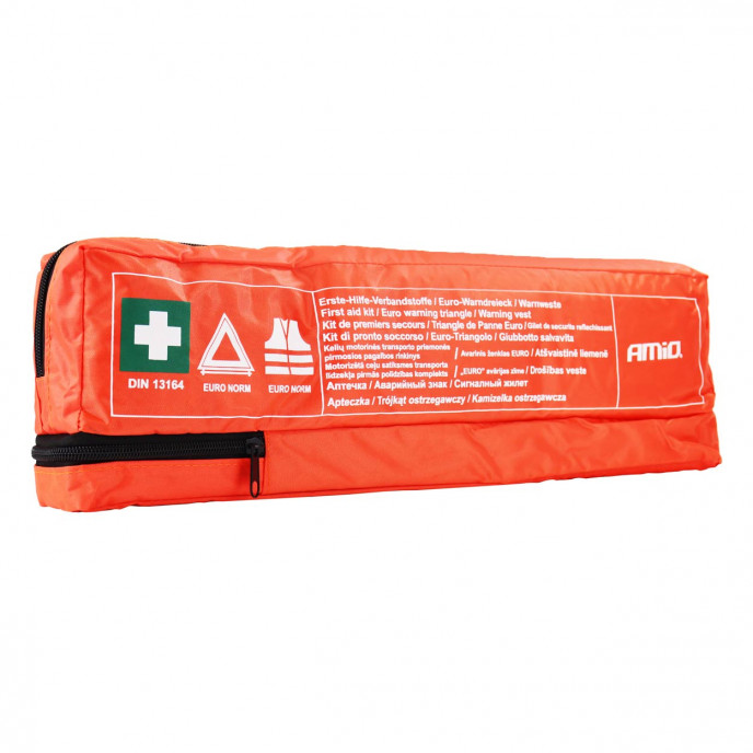 COMBI PLUS set (EHBO-doos, vest, gevarendriehoek)