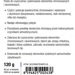 TEMPO Chroom Polijstpasta 120 g