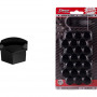 Caps for bolts 17 mm black