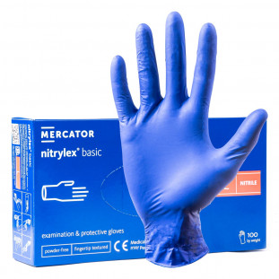 Nitril beschermende handschoenen Nitrylex Basic maat L 100 stuks