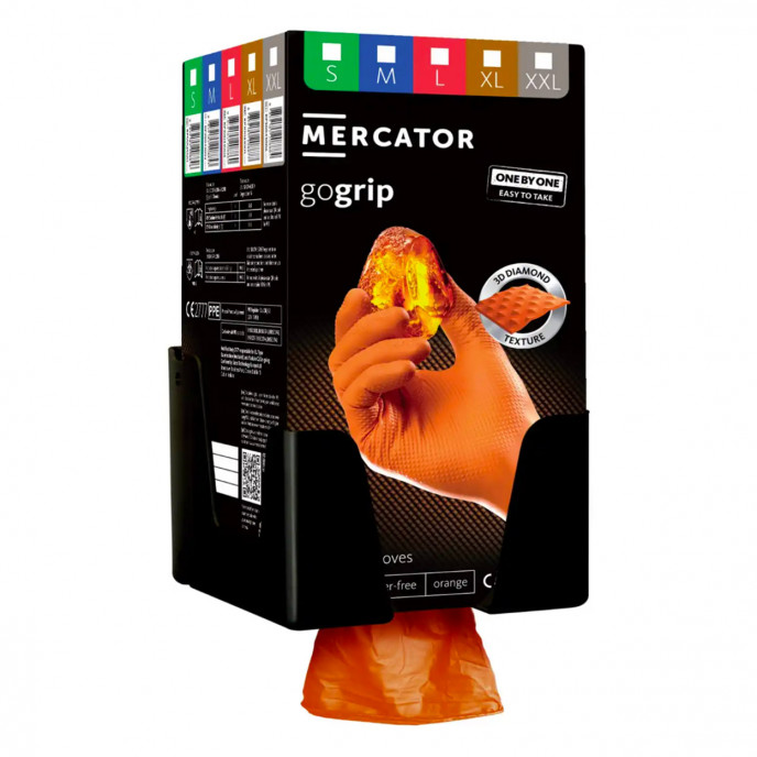 Zwarte GoGrip mandhouder voor Mercator GoGrip ONE-BY-ONE handschoenenkastje