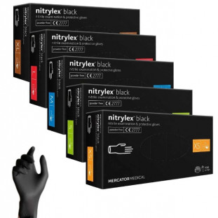 Nitril beschermende handschoenen Nitrylex Basic maat XL 100 stuks