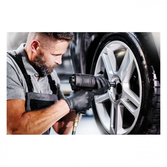 Mercator GoGrip BLACK nitril handschoenen 4 stuks maat XL