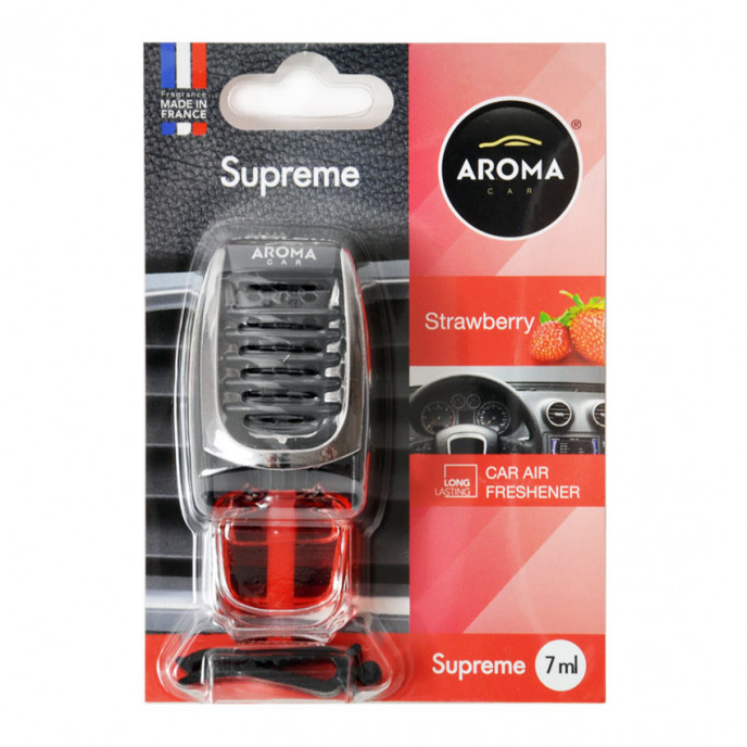 Auto luchtverfrisser AROMA SUPREME AARDBEI