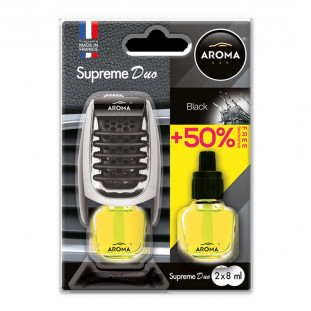Auto luchtverfrisser AROMA SUPREME DUO ZWART