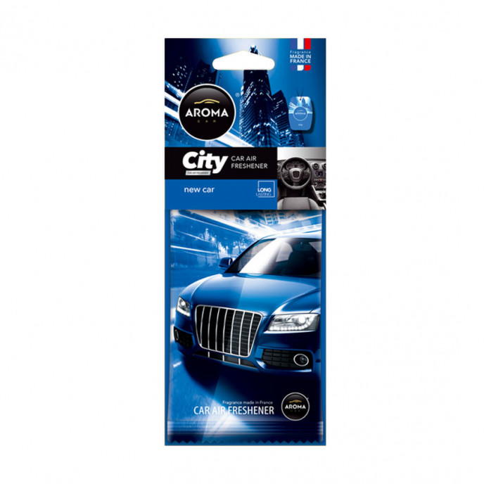Auto luchtverfrisser AROMA CAR CITY CARD NIEUWE AUTO