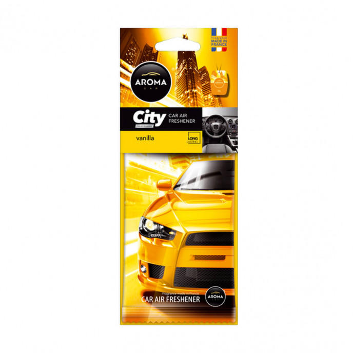 Auto luchtverfrisser AROMA CAR CITY CARD VANILIA