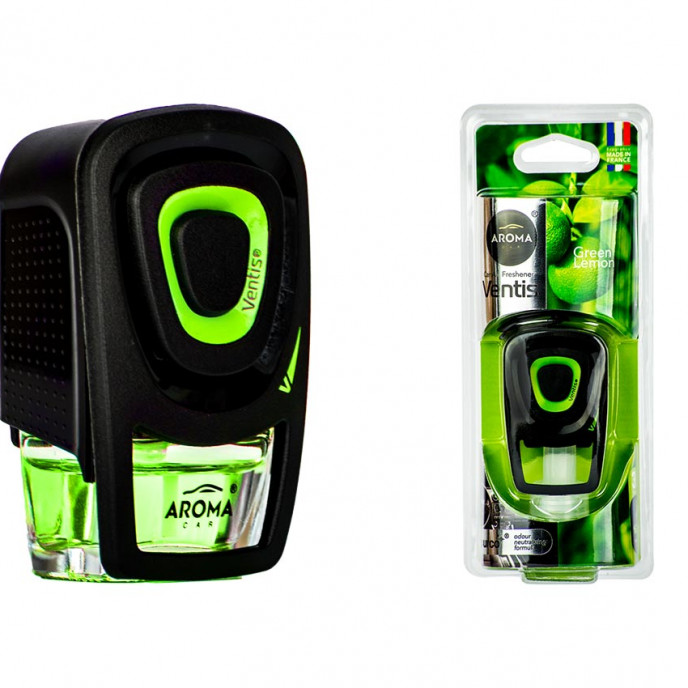 Auto luchtverfrisser AROMA VENTIS LEMON GREEN
