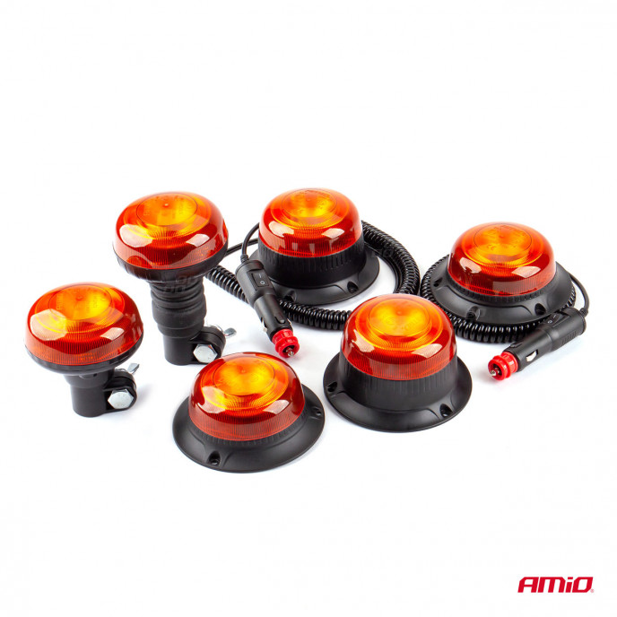 LED Waarschuwingslamp flex R65 R10 12V 24V W21pl AMIO-02921