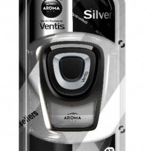 Luchtverfrisser voor in de auto AROMA VENTIS SILVER