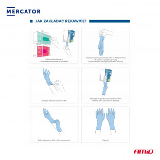 Nitril beschermende handschoenen Nitrylex Basic maat L 100 stuks
