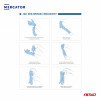 Nitril beschermende handschoenen Nitrylex Basic maat L 100 stuks