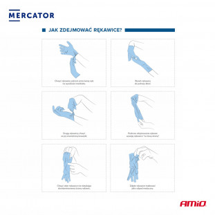 Nitril beschermende handschoenen Nitrylex Basic maat L 100 stuks