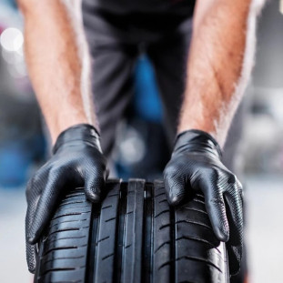 Nitril handschoenen GoGrip blauw maat S, 50 stuks