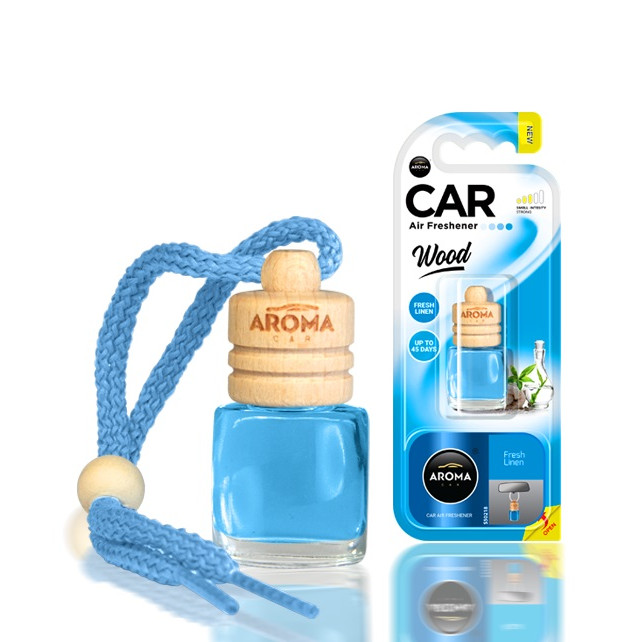 Auto luchtverfrisser AROMA WOOD FRESH LINEN