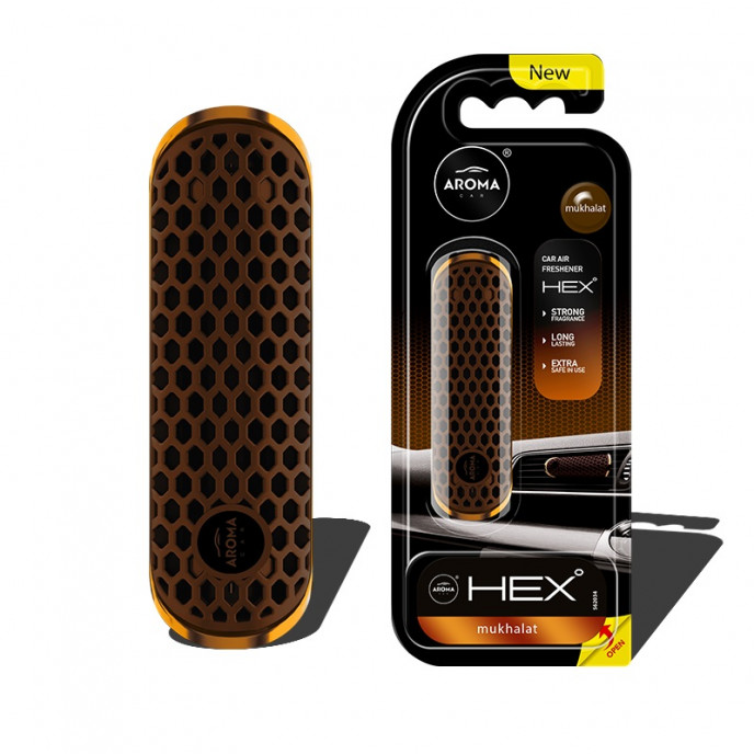 Auto luchtverfrisser AROMA FANCY SHAPES POLYMEER HEX Mukhalat